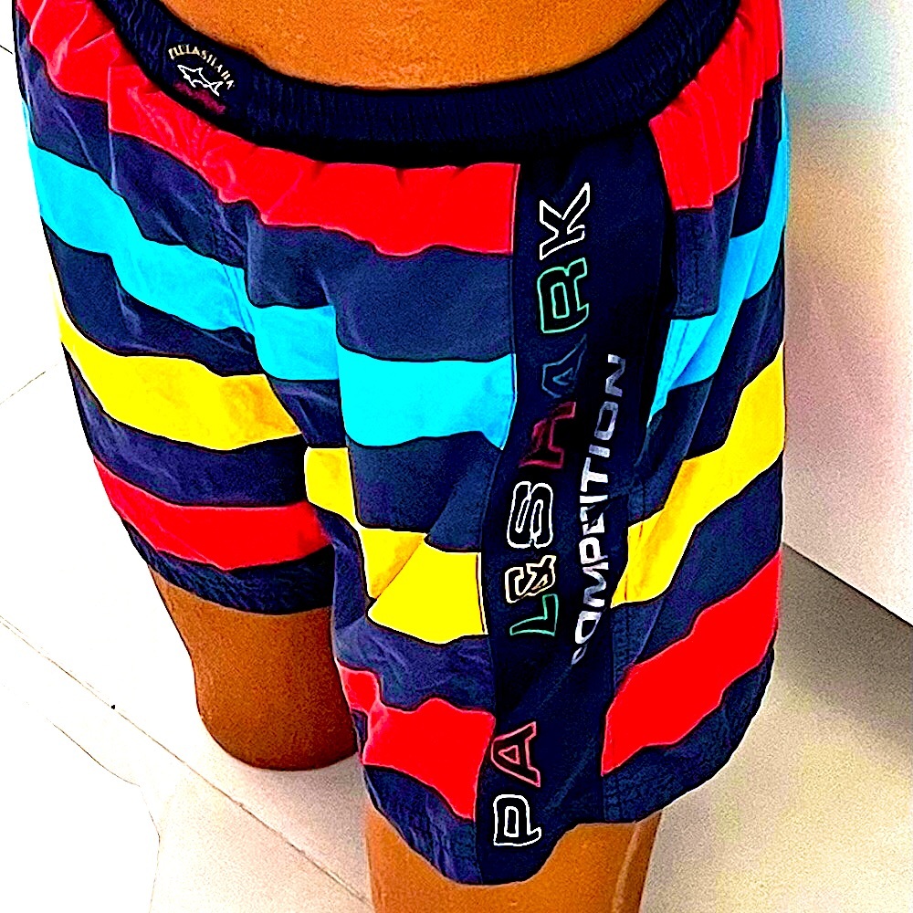 PAUL & SHARK Yachting Competition Striped Swim Shorts - Italy